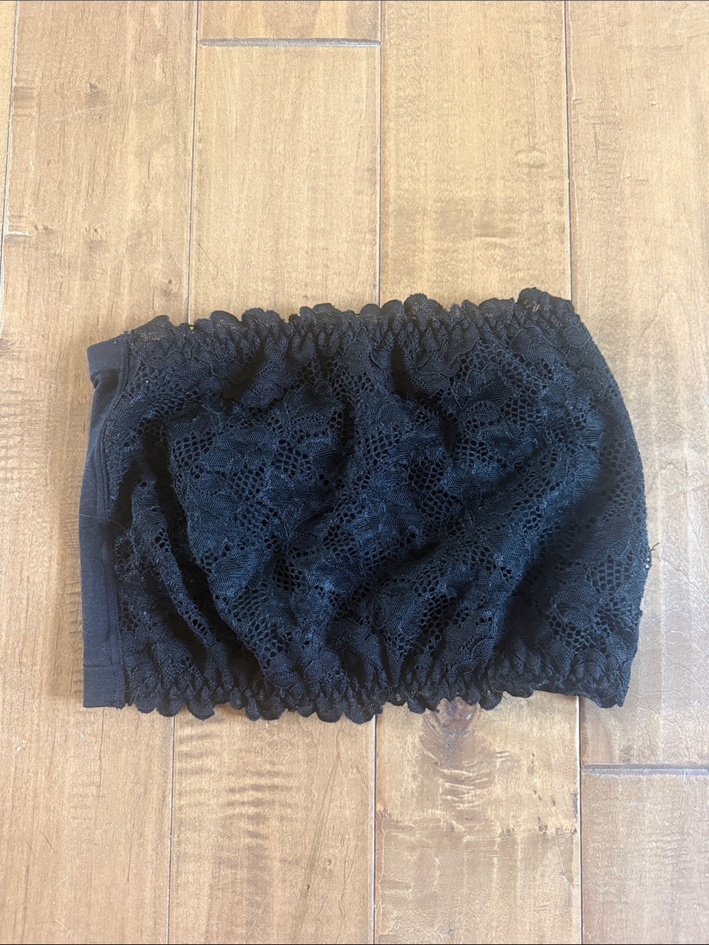 Dynamite Black Lace Bandeau Top